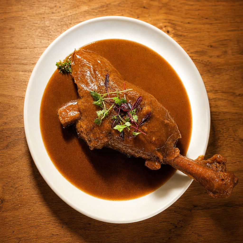 KASHMIRI LAMB SHANK.