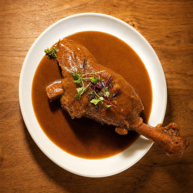 KASHMIRI LAMB SHANK.