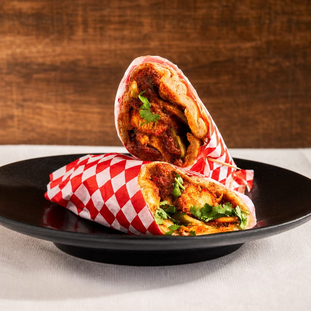 SPICE PANEER NAAN WRAP.