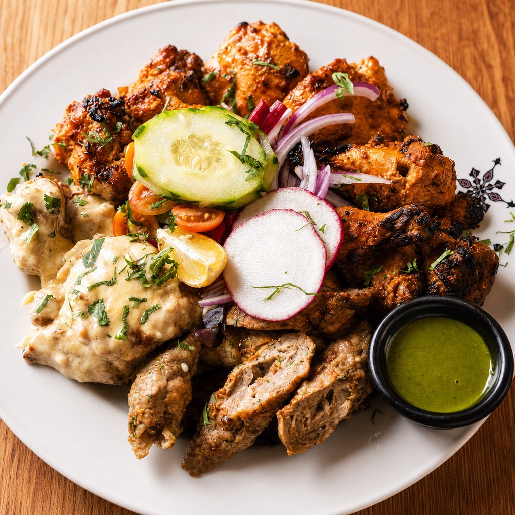 MIX TANDOORI PLATTER.