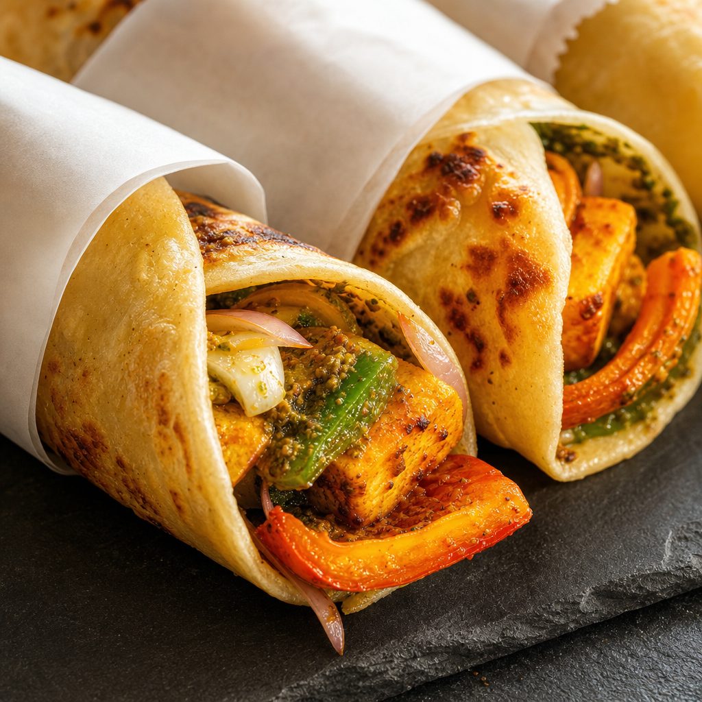 SPICE LAMB NAAN WRAP.