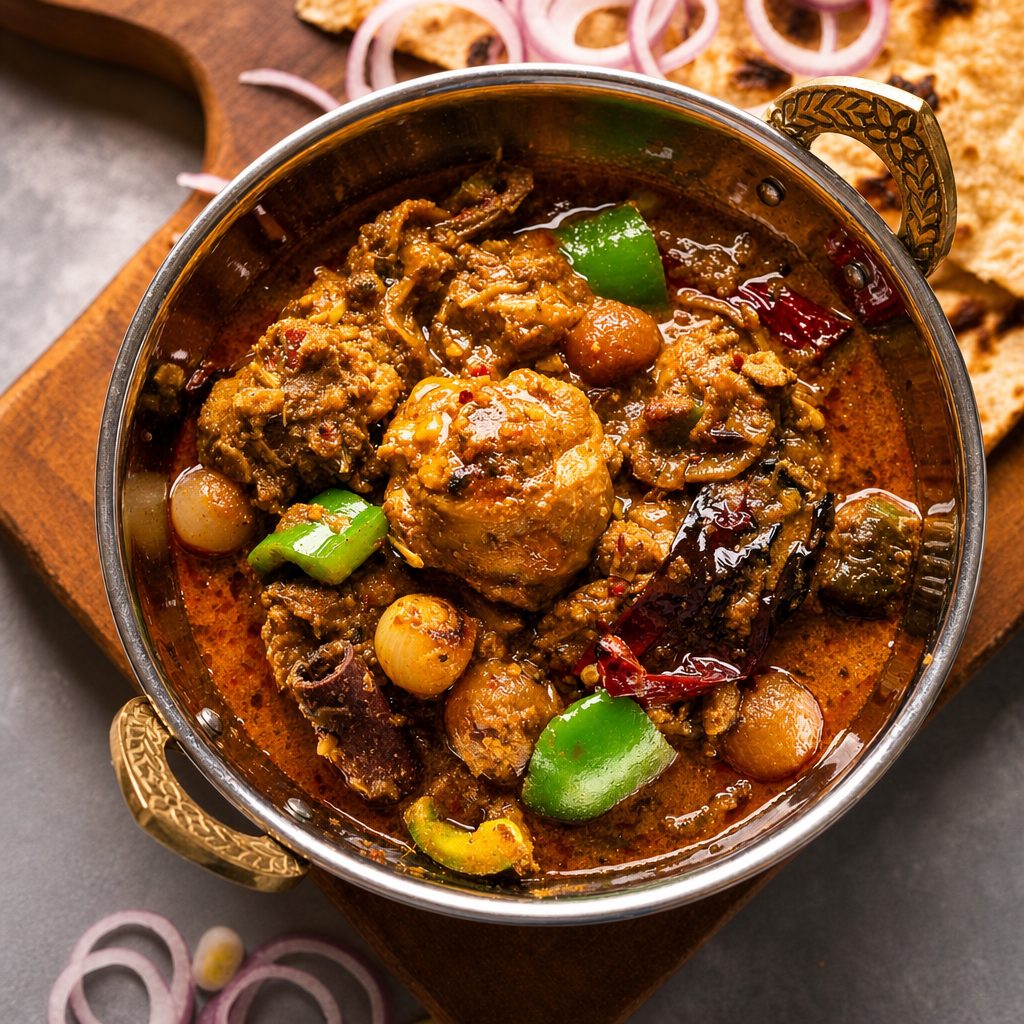 KADHAI CHICKEN.