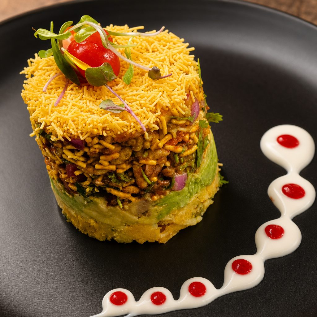 AVOCADO BHEL PURI.