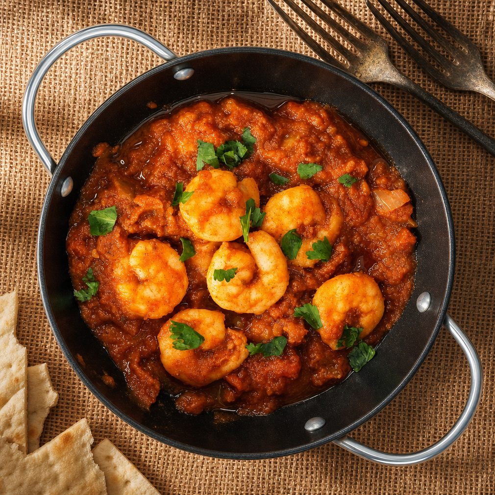 KADHAI PRAWNS.