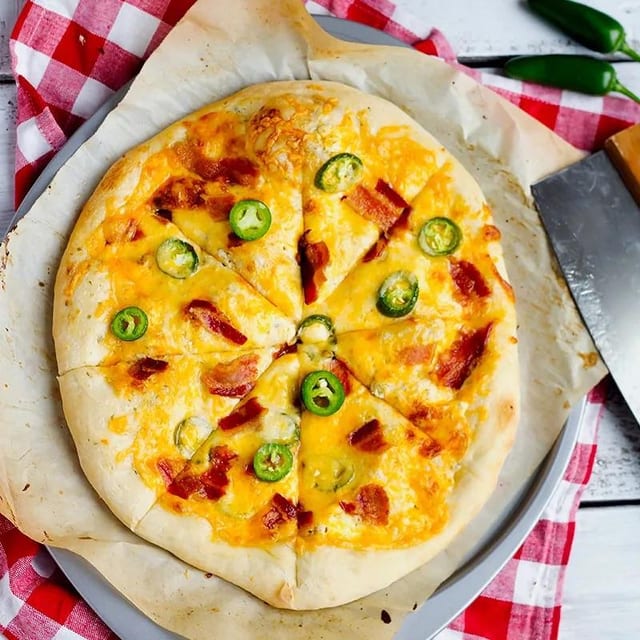 CHEESE AND JALAPENO KULCHA